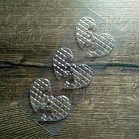 Пластикова форма для шоколаду Серце пазл