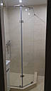 Душова перегородка з скла під 135 градусів зі штангою, фото 2