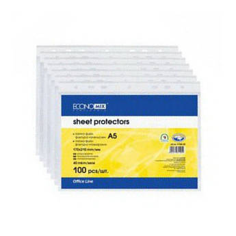 Файли А5 матові 40 мкм 100 штук, Economix E31105-50