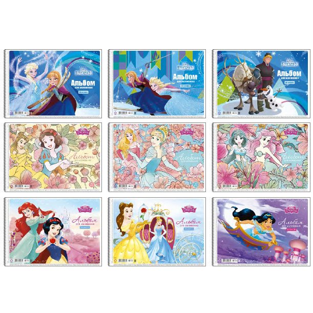 Альбом для малювання 30 аркушів 120 г/м2 спіраль Школярик Disney PB-SC-030