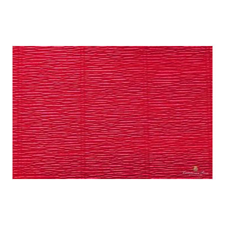 Кріп Cartotecnica Rossi 586 50*250 см 144 г/м2 Carmino Red кармін червоний, фото 1