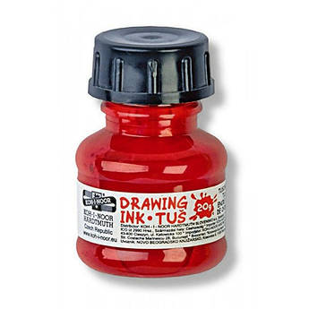 Туш для креслення червона 20 мл, Koh-i-noor 141724