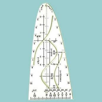 Трафарет функцій, прозорий, Спектр-канцпласт ТФ-1