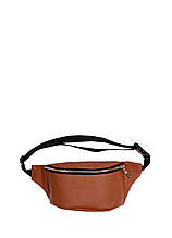 Бананка сумка на пояс коричнева