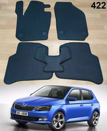 Килимки ЄВА в салон Skoda Fabia III '15-21, фото 2