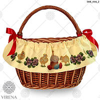 Стрічка під вишивку на великодній кошик ТМ Virena СКВ-001-2