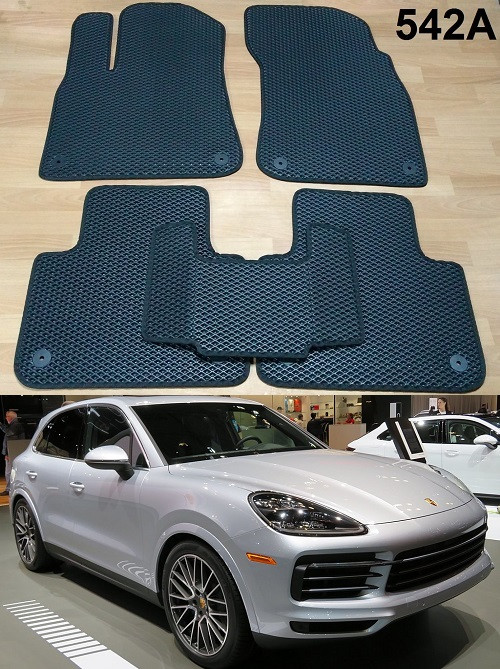 Килимки ЕВА в салон Porsche Cayenne '17-