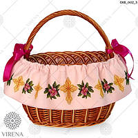 Стрічка під вишивку на великодній кошик ТМ Virena СКВ-002-3
