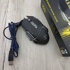 Ігрова мишка IMICE V9 3200 dpi LED підсвічування Gaming USB 2.0 геймерська та комп'ютерна чорна