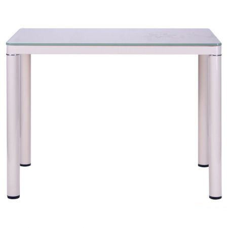 Стіл Ронда 1000х600х750 База вершковий/Скло беж (фото 2)