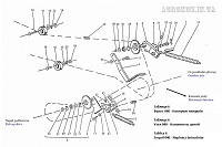 Запчастини на натягувач ланцюга преса Sipma — вузол 040