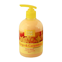 Крем-мило FRESH JUICE рідке 460 мл Mango&Carambola