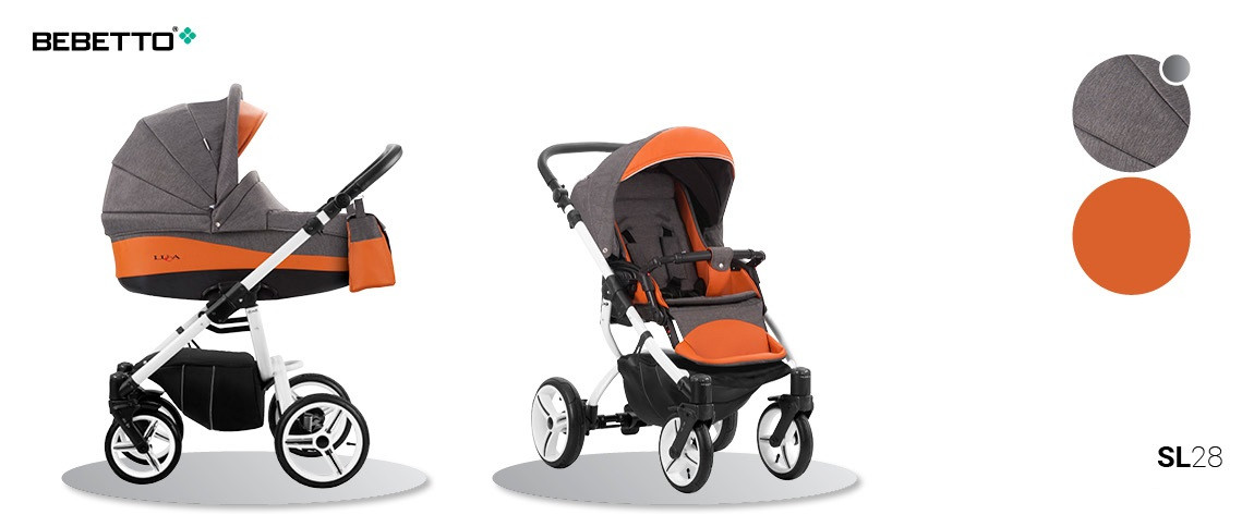 Дитяча коляска 2 в 1 Bebetto Luca