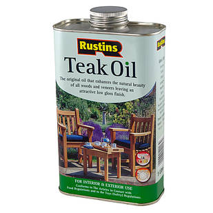 Rustins Teak Oil — Тикова олія для дерева
