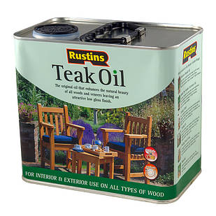 Rustins Teak Oil - Тика масло для дерева 2.5 л.