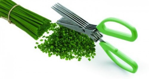 Ножницы кухонные для нарезки зелени 5 лезвиями - фото 2 - id-p875682032