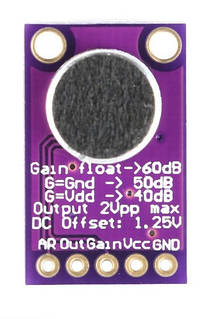 Усилитель звука микрофон MAX9814 модуль Arduino, цена: 169