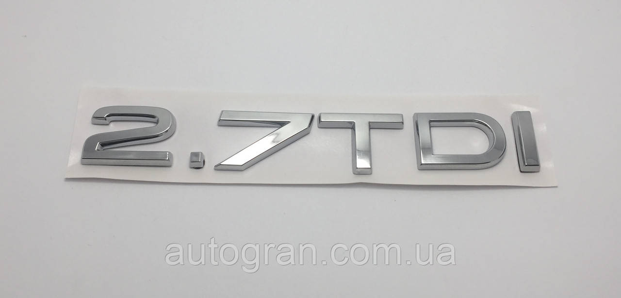 Емблема напис багажника Audi 2.7TDI