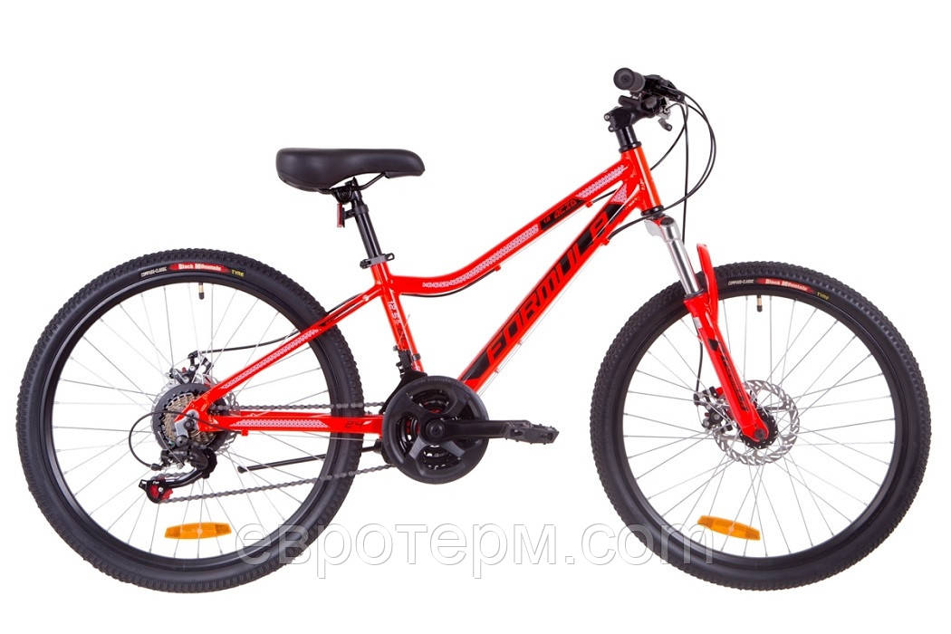 Велосипед FORMULA 24" ACID 1.0 2019 AM 14G DD рама 12,5 Al Червоно-чорний OPS-FR-24-126)