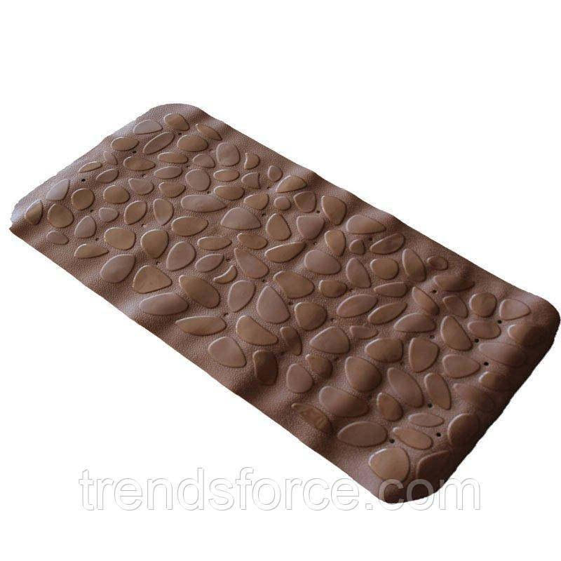 Килимок у ванну кімнату антиковзний гумовий 36х75 см Bathlux Stone 40248 132562
