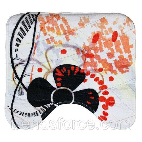 Килимок у ванну кімнату антиковзний бавовняний 45х45 см Bathlux Flowers 10196 132472