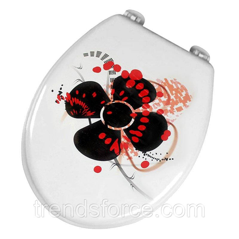 Сидіння з кришкою для унітаза Bathlux Flowers 50519 132612