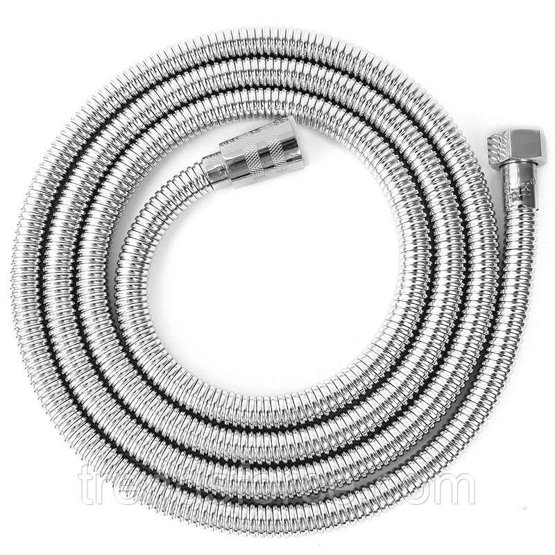 Шланг душовий пластиковий у металевому обплетенні 200 см Bathlux 20187 132190