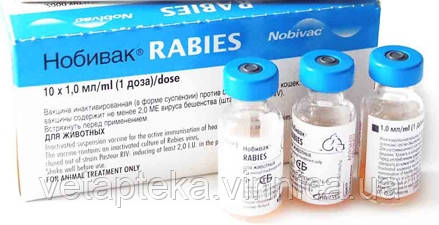 Вакцина Нобивак nobivac RL(rabies+lepto) - фото 1 - id-p1607115044
