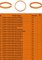 Набір силіконових ременів для шлифмашинок, рубанків (25 позицій)