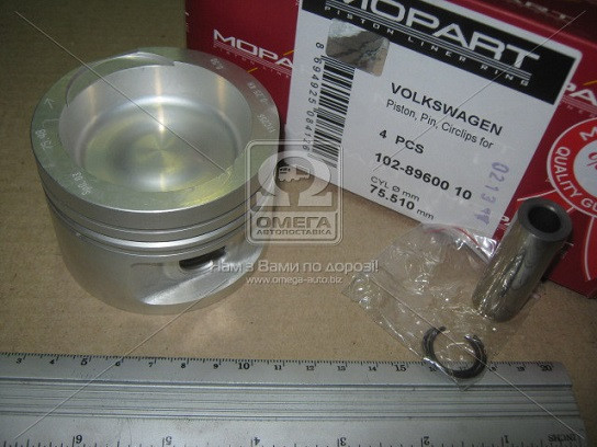 Поршень двигуна Фольксваген Гольф Volkswagen GOLF III (1H1) 75,51 1,4 i ABD (пр-во Mopart)