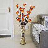 Підлогова плетені ваза з роганта, фото 9
