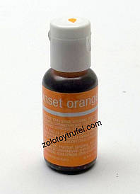 Барвник гелевий "Orange Sunset 20 мл",Chefmaster