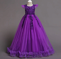 Платье фиолетовое Размер 160,170 длинное бальное выпускное нарядное для девочки в садик или школу