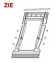 Комір Roto EDR R HZI/ZIE для профільного покрівельного матеріалу Гідроізоляційний оклад Рото ZIE, фото 2