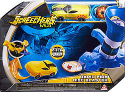 Набір Пускач дисків Скричерс/Screechers Wild Rapid Fire Disc Blaster Flipping Morphing Toy Car Vehicle