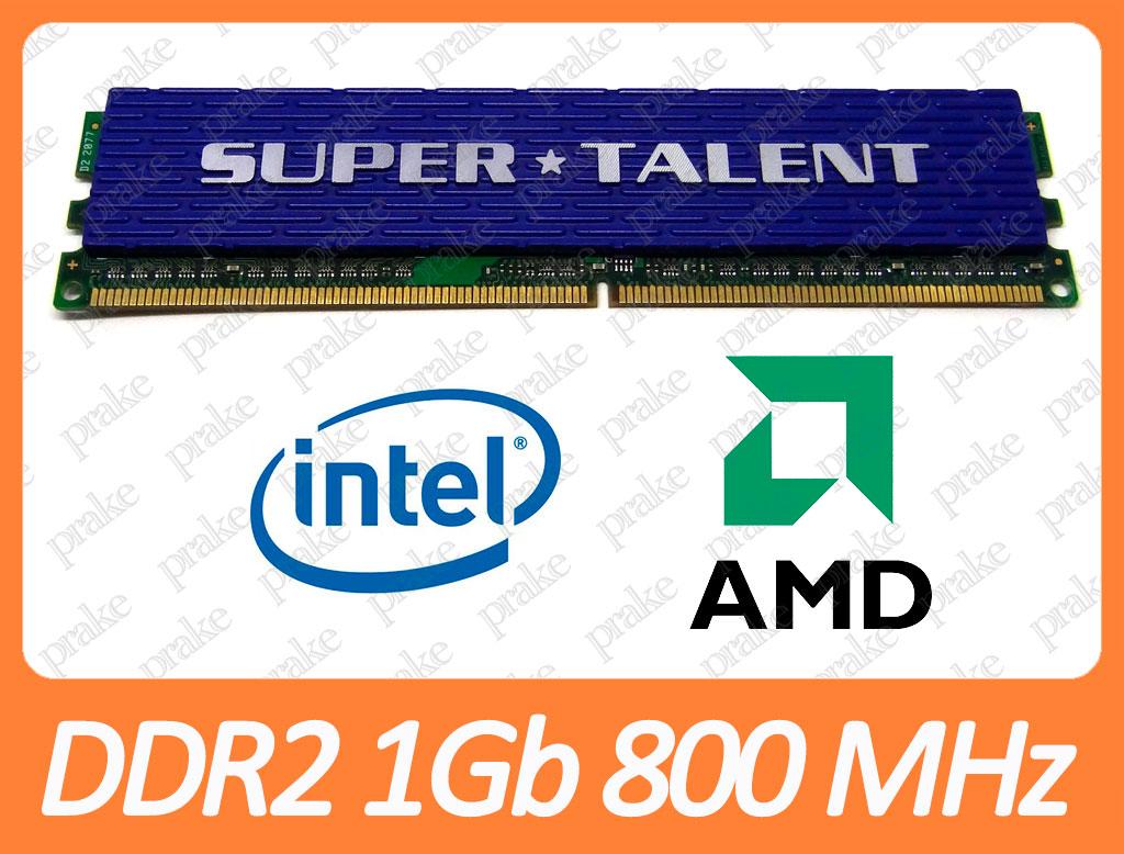DDR2 1GB 800 MHz (PC2-6400) CL4 Super Talent T800UX2GC4