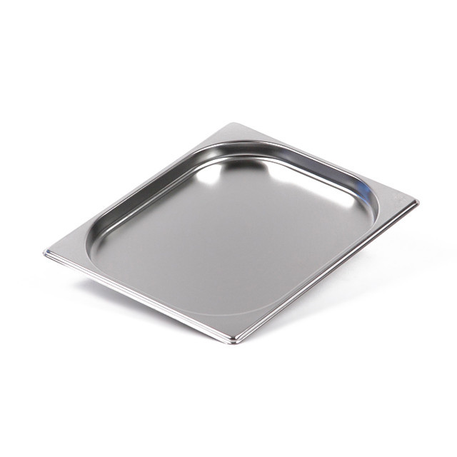 Гастроемкість без ручки прямокутна GN 1/2 "FOOD line" 32.5х26.5х2см/1250мл з нержавіючої сталі FoREST, фото 1