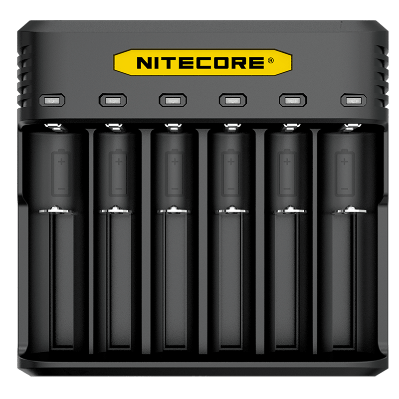 Быстрое шестиканальное зарядное устройство Nitecore Q6 - фото 1 - id-p876119352