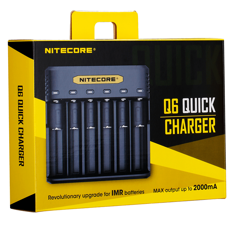 Быстрое шестиканальное зарядное устройство Nitecore Q6 - фото 5 - id-p876119352