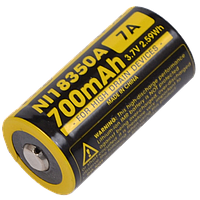 Акумулятор IMR18350 (700mAh) Nitecore NL81350A