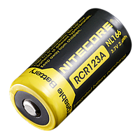 Акумулятор RCR123A (650mAh) Nitecore NL166