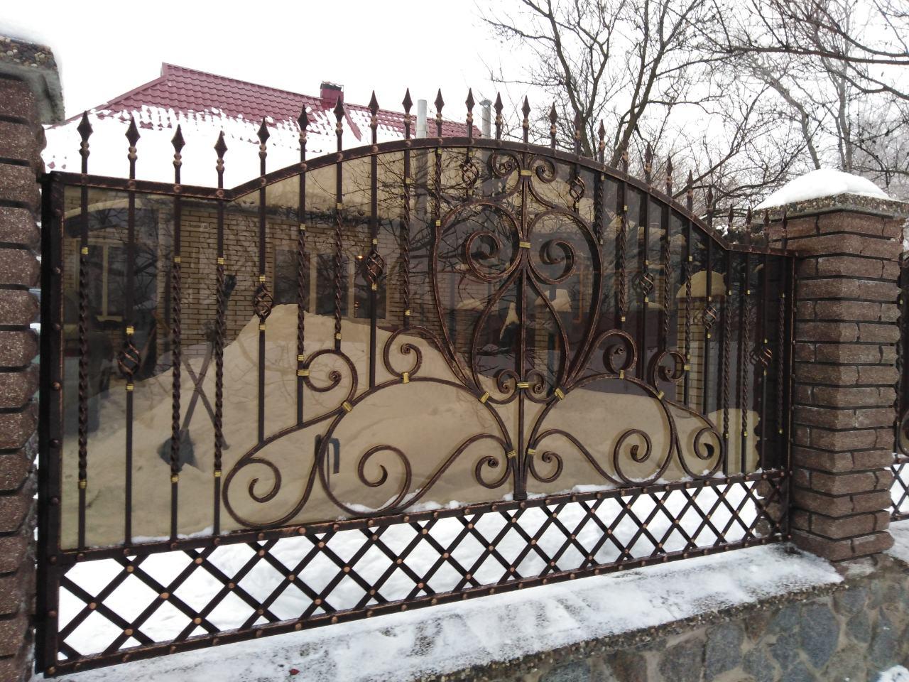 Забір кований Іра (Іра) без пластику