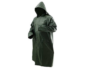 Плащ-дощовик Flagman Max Protection універсальний зелений з капюшоном L