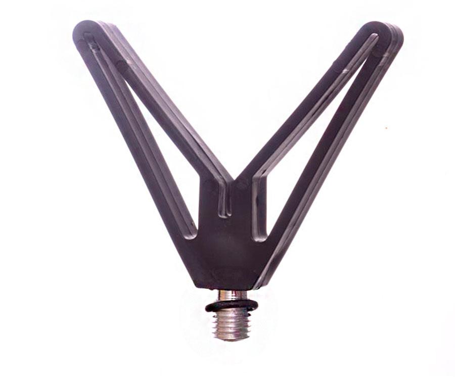 Тримач V-подібний Flagman, міцний металевий, універсальний, з гумовими накладками, фото 1