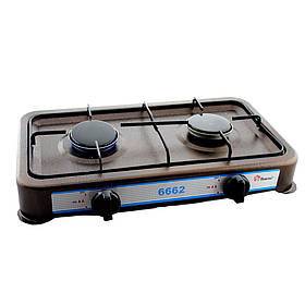 Настільна газова плита Domotec MS 6662 на 2 конфорки