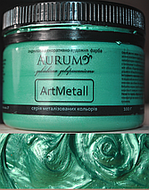 Фарба акрилова декоративно-художня Aurum ArtMetall Смарагдовий 100 г, фото 3
