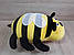 М'яка іграшка-подушка бджола ручна робота, фото 2