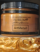 Фарба акрилова декоративно-художня Aurum ArtMetall Червоне золото 100 г, фото 3