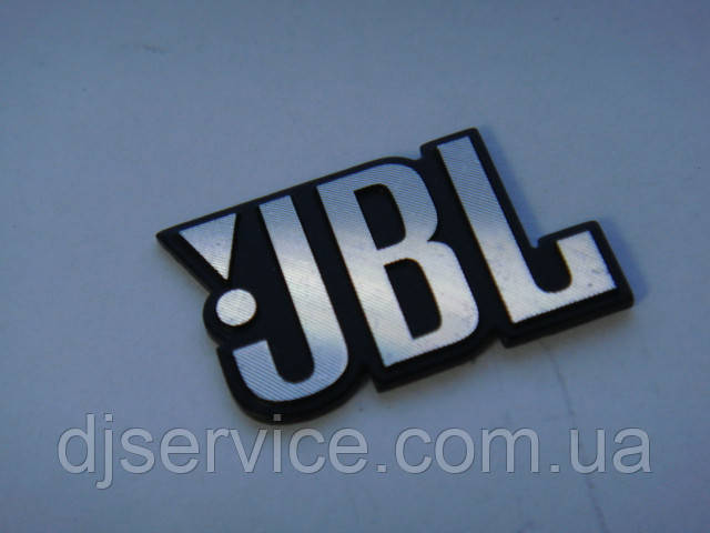Значок, наклейка, логотип JBL 23.5x13mm на сітку колонки