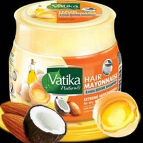 Поживна маска для сухого волосся Майонез Vatika Hair Mayonnase Оригінал — Ватика